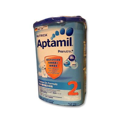 德国进口港版 爱他美较大婴儿配方奶粉2阶段(6-12个月)800克 Nutricia Aptamil 2