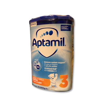 德国进口港版 爱他美幼儿助长奶粉3阶段(1-3岁)800克 Nutricia Aptamil 3