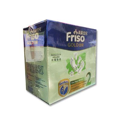 代购港版 荷兰美素佳儿金装纸盒2阶段(6-12月/迈步成长) Friso Gold P2 1200克