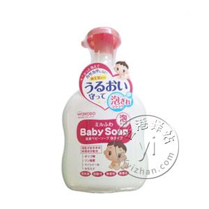 香港代购 日本和光堂婴儿泡沫沐浴露 wakodo foamy baby soap 450毫升