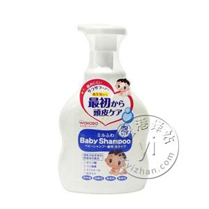 香港代购 日本和光堂婴儿泡沫洗发液 wakodo foamy baby shampoo 450毫升